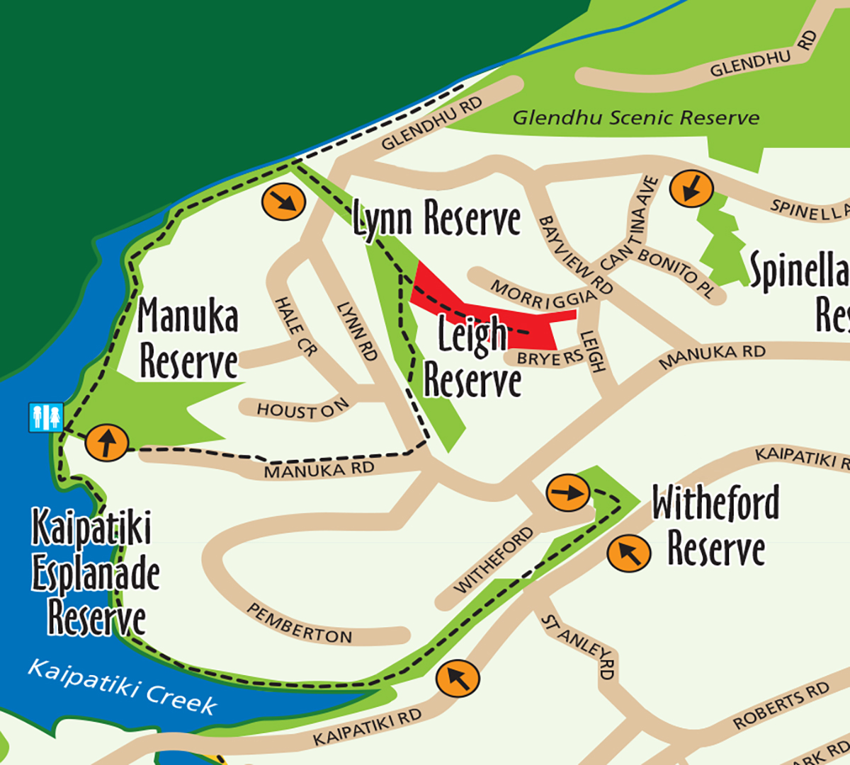 glenfield-coastal-walkway-map