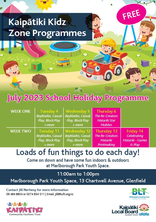 July School Holiday Programme Poster 2023_C